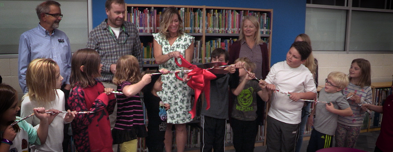 Frisco Elementary School Media Center Ribbon Cutting